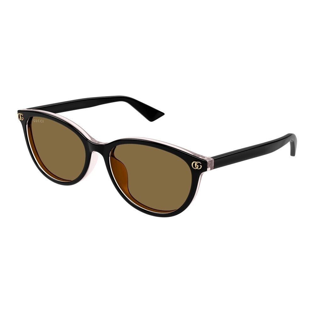 NWT Gucci GG1818SK-003 Black Brown 56mm Sunglasses